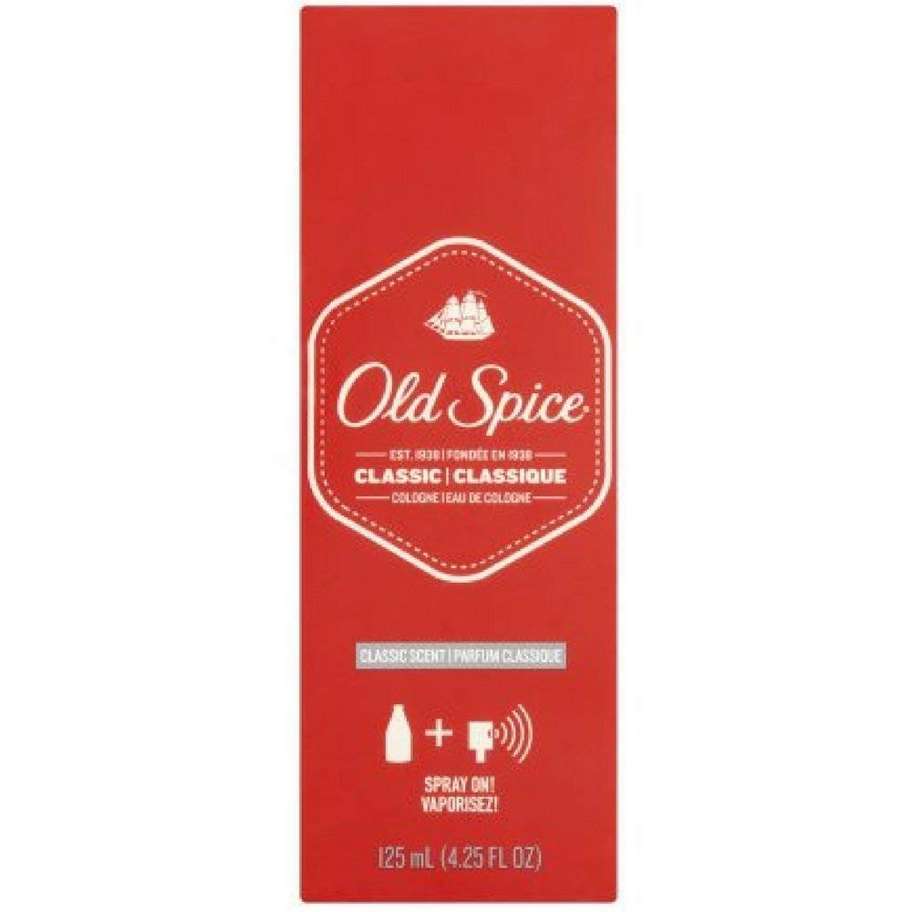Nước hoa nam authentic Old Spice Classic Cologne Spray 125ml (Mỹ)