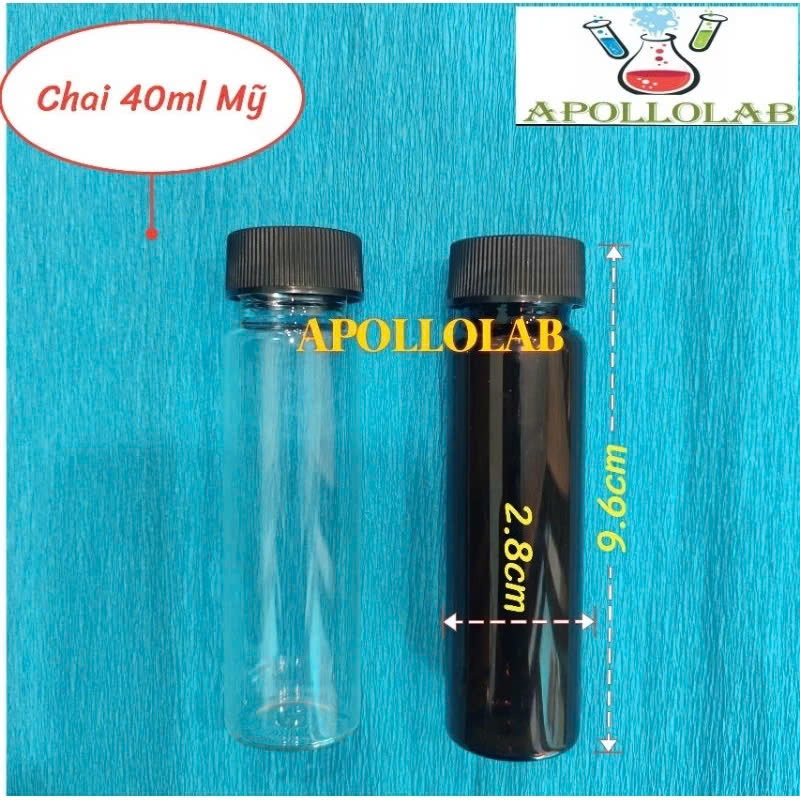 Chai thủy tinh có nắp vặn siêu kín, tự đứng được 3ml 5ml 10ml 20ml 40ml đựng tinh dầu hóa chất