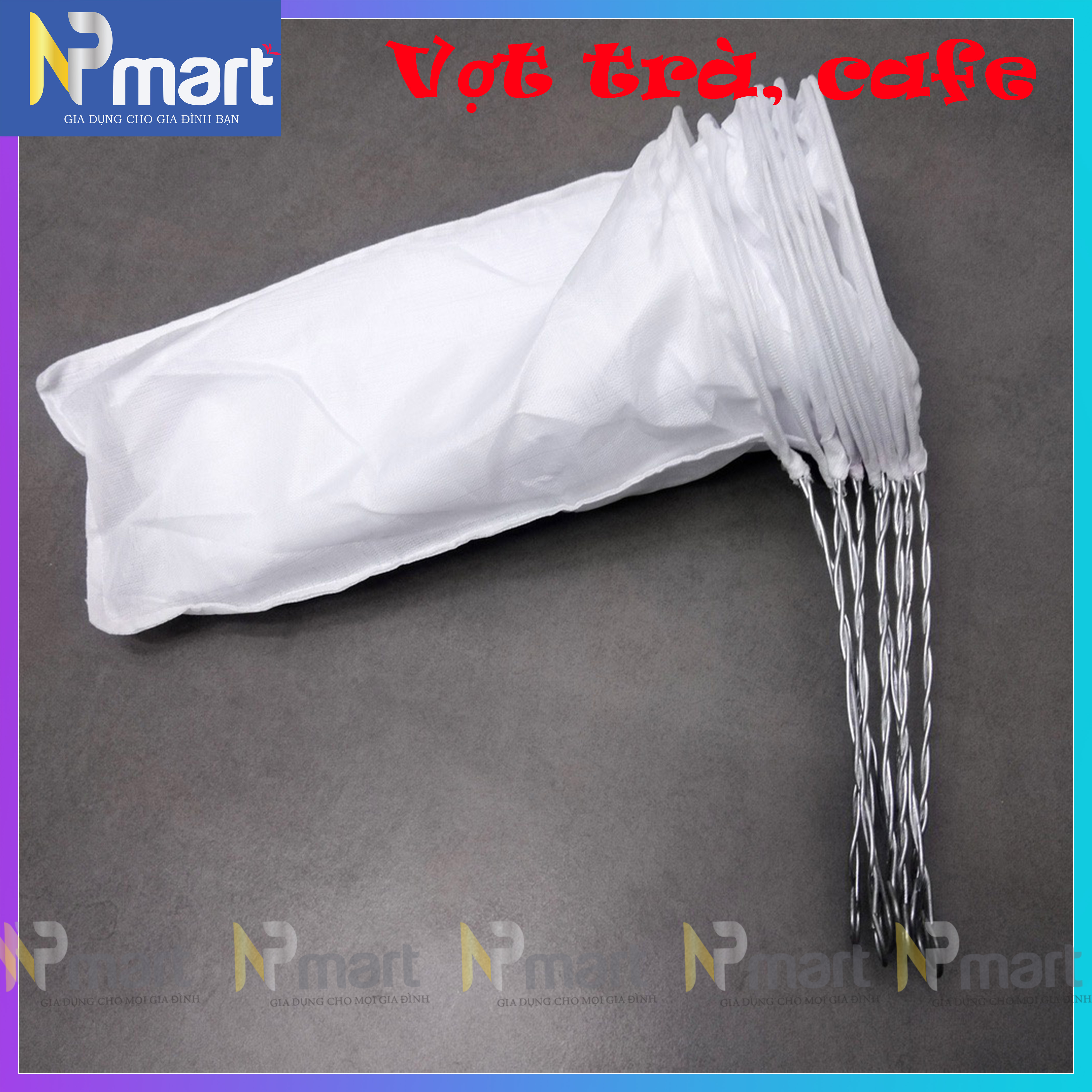 Vợt Vải Pha Cà Phê, Lọc Trà Cán Kim Loại Không Gỉ