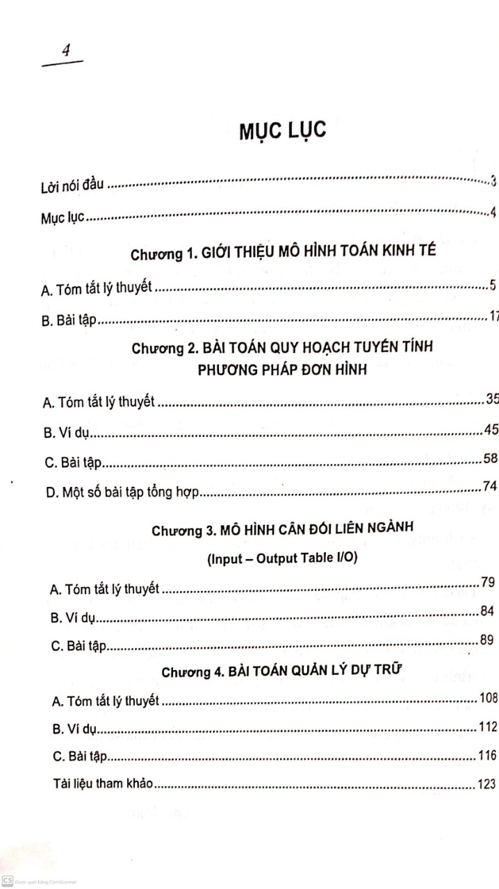 Bài Tập Mô Hình Toán Kinh Tế( Dành Cho Sinh Viên Các Trường Cao Đẳng, Đại Học Khối Kinh Tế)