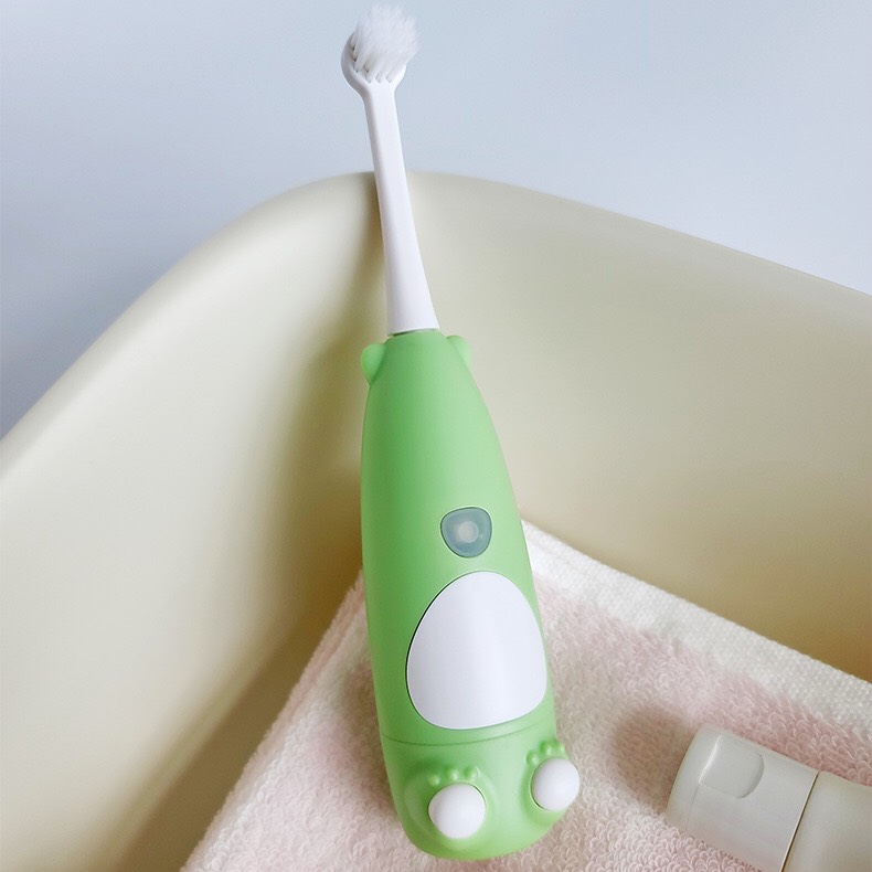 Bộ bàn chải đánh răng điện cho bé kids /bàn chải điện đánh răng tự động cho bé/ bàn chải tự động đánh răng cao cấp mềm mịn chống nước cho bé
