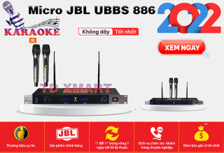 SALE 6.6 Micro JBL UBBS 886 - Micro Không Dây Hát Karaoke Hay, Thiết Kế Đẹp thumbnail
