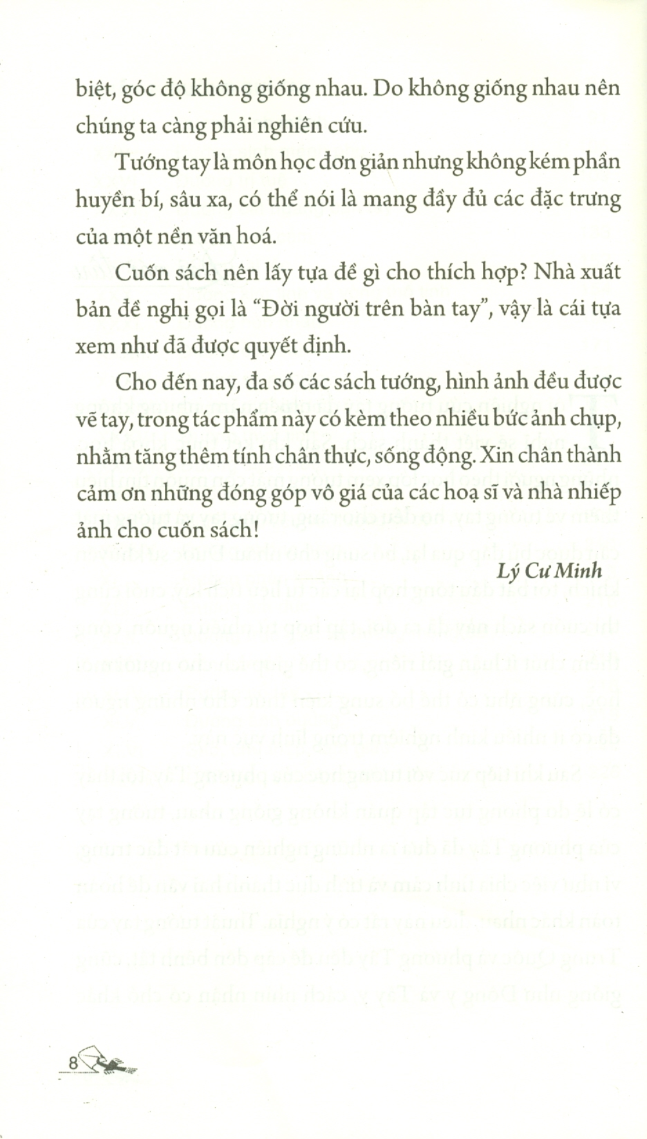 Đời Người Trên Bàn Tay