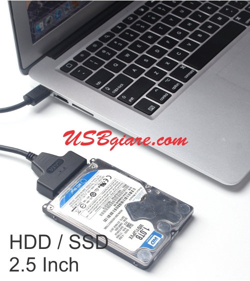 CÁP USB 3.0 RA SATA 3.0 ĐỌC HDD LAPTOP 2.5 INCH