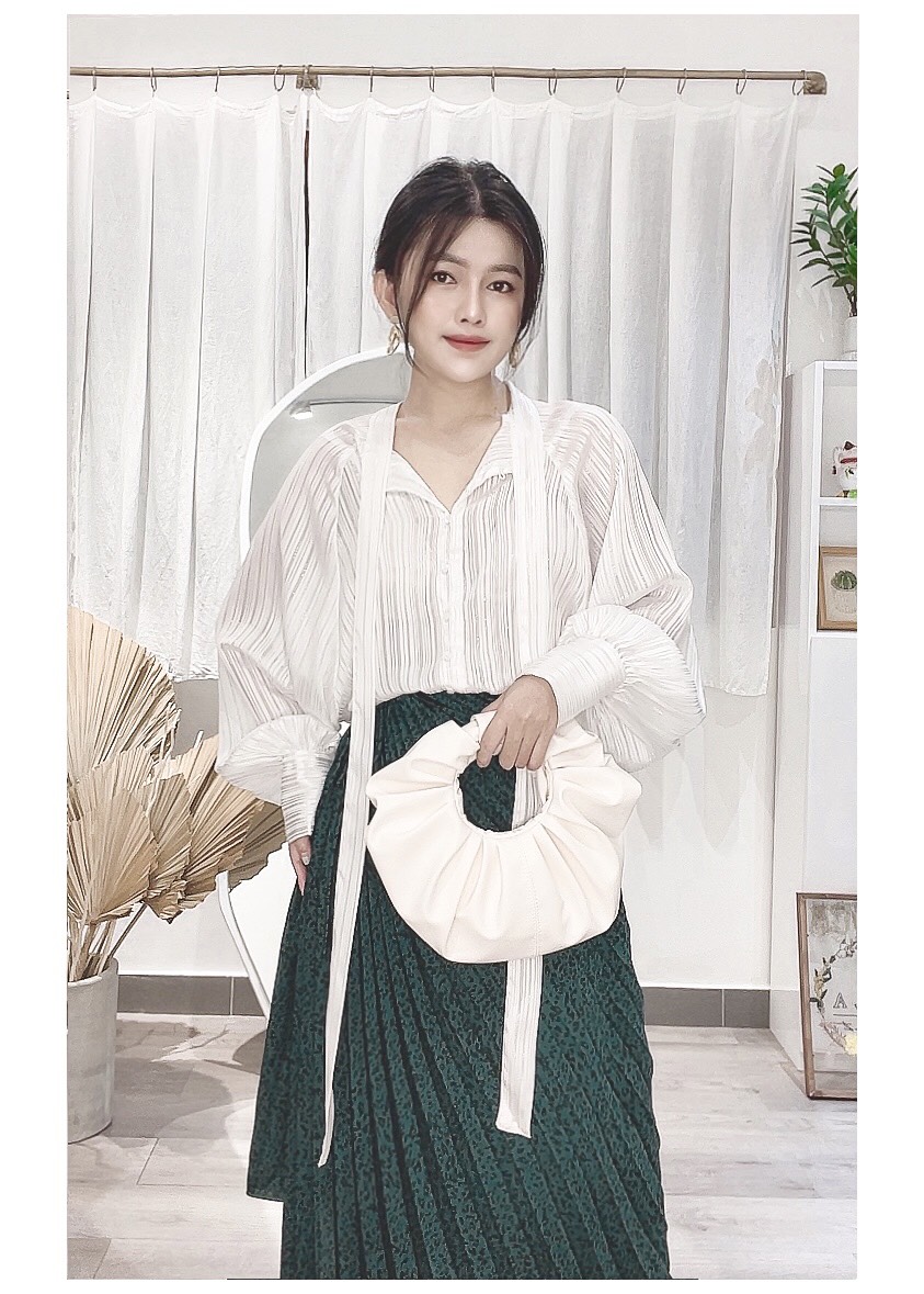 Chân váy lụa Lisa beo