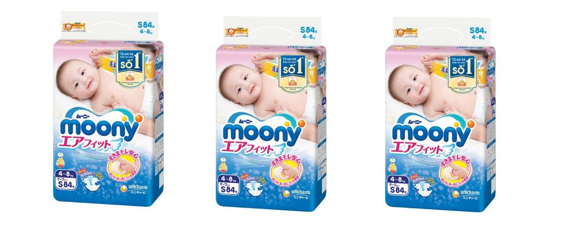Bỉm dán moony S84 (4-8kg)