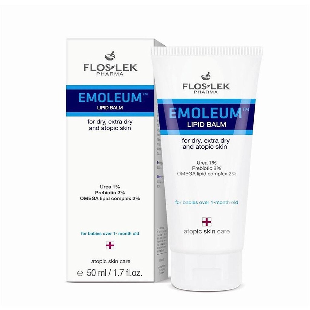 Lip balm with vitamins A and E (Floslek Kem Dưỡng Ẩm Lipid Balm 50ml)