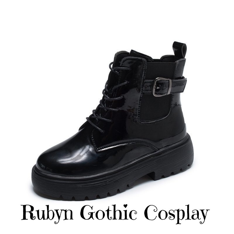 [Video Ảnh Thật] [ Size 1.5 ]🔥Giày Boots Chiến Binh Mẫu mới 2021 ( BÓNG và NHÁM ) Size 35 - 40