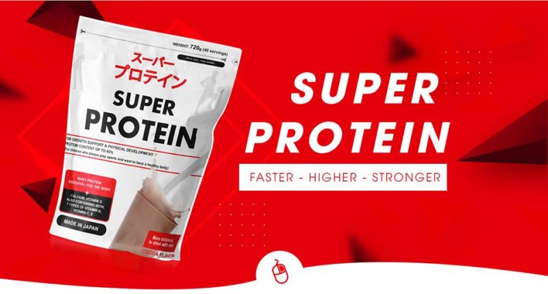 Thực phẩm bổ sung dinh dưỡng protein và các khoáng chất Super Protein vị Cacoa 720g cao cấp