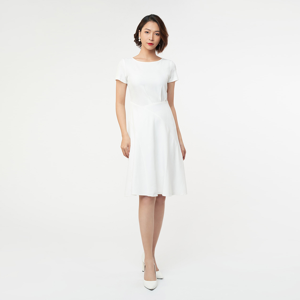N&M Women's dress with a fashionable waist cup 2003106