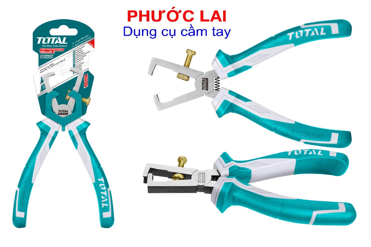 Kềm tuốt dây điện TOTAL THT1566P