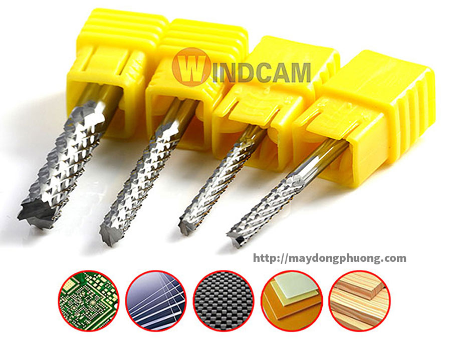 Mũi phay mạch CNC | Dao quả dứa