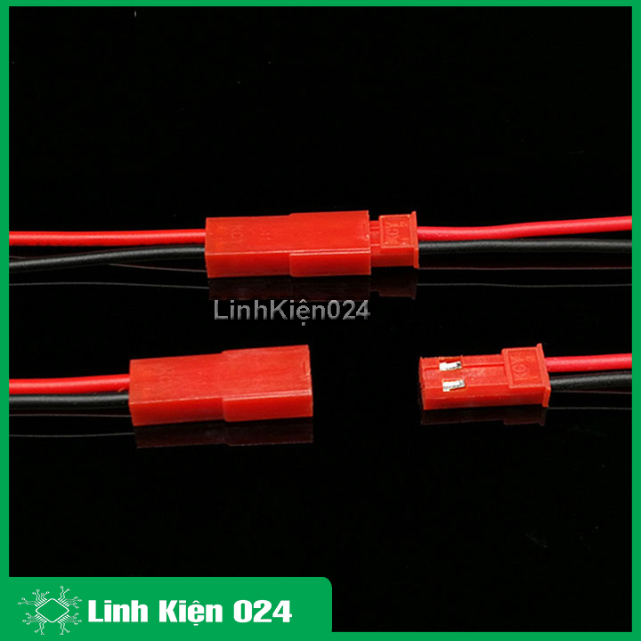 Dây nối jst-2p đỏ