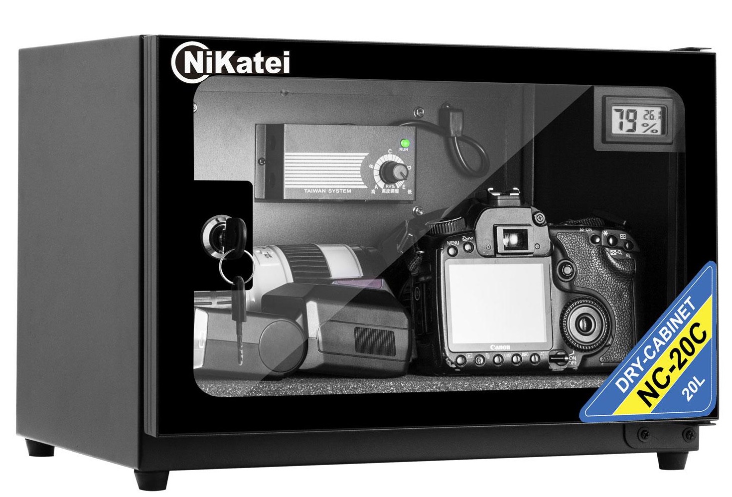 Tủ chống ẩm Nikatei NC-20 GOLD (20 lít)