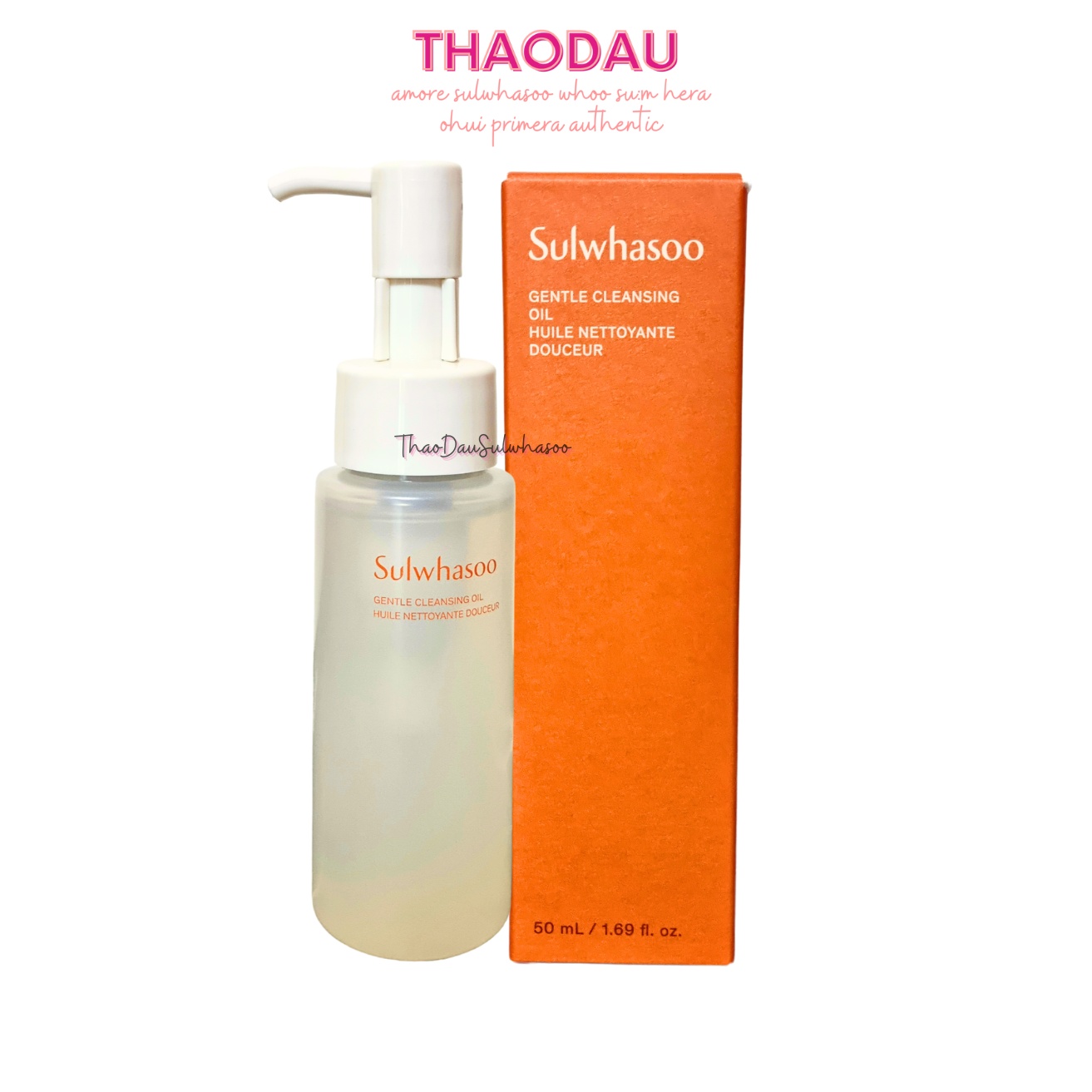 Sulwhasoo dầu tẩy trang sáng da sulwhasoo gentle cleansing oil ex 50ml tloskorea cũ