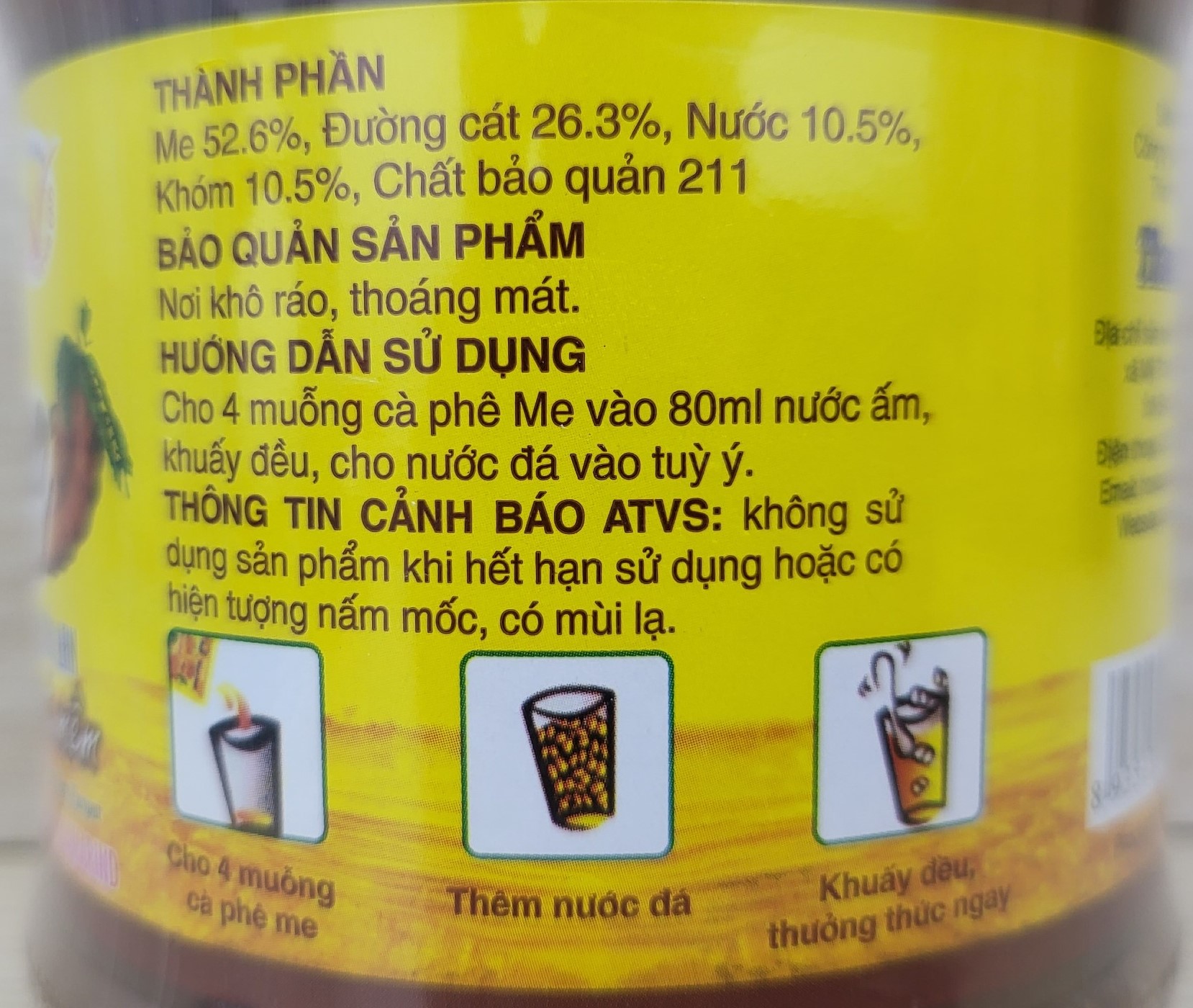 (KEO 900g) ĐÁ ME HẠT MỀM THANH BÌNH Thai Iced Tamarind