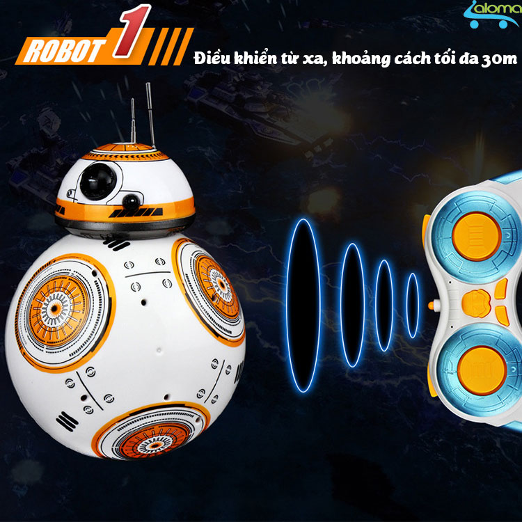 ROBOT ĐIỀU KHIỂN TỪ XA MẪU STAR WARS DROID BB-8