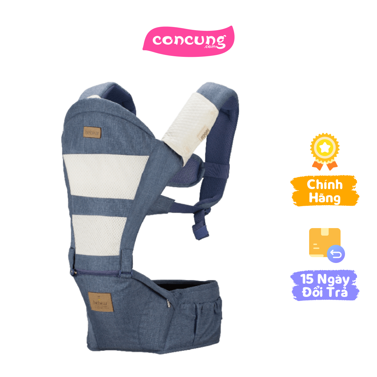 Địu có bệ đỡ cho bé c11 bebéar