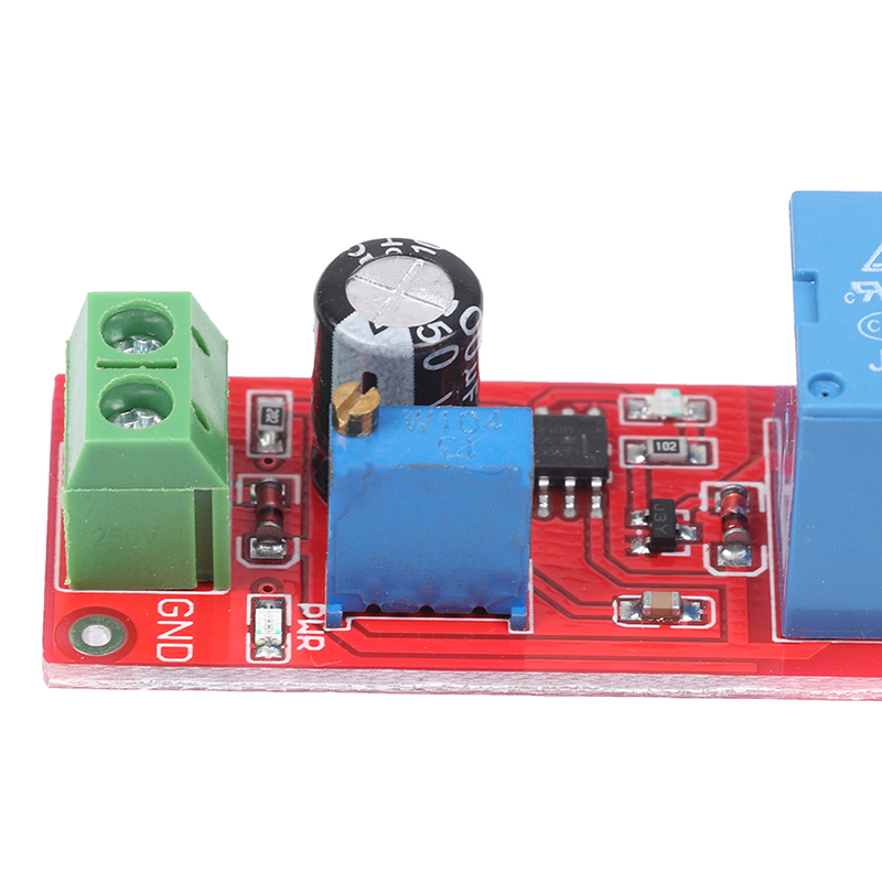 Ministar Rơ Le Trễ NE555 DC 12V Công Tắc Hẹn Giờ Mô-đun Điều Chỉnh Được