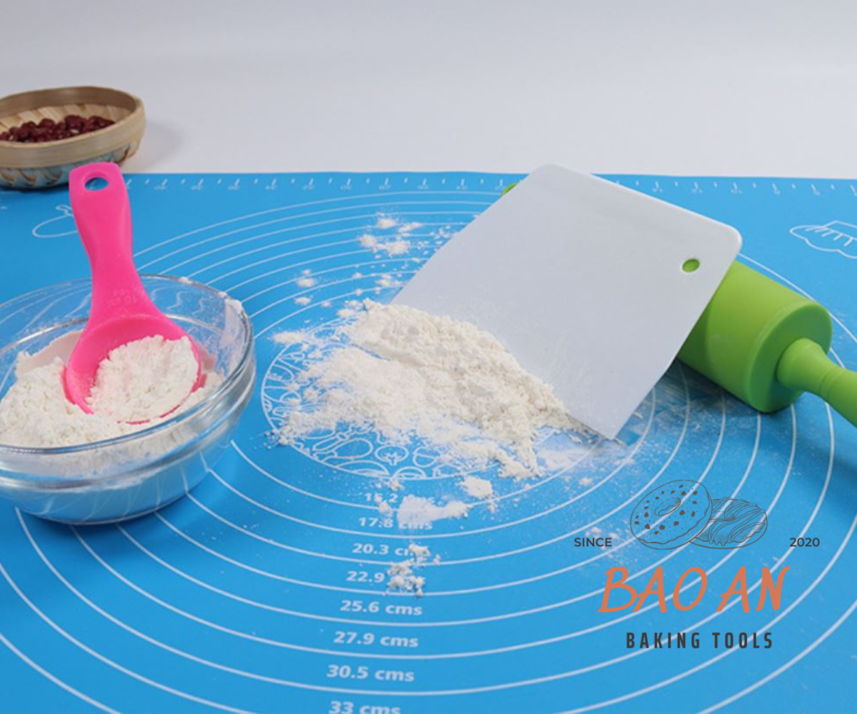 Thảm lăn bột silicon size 40cm x 50cm