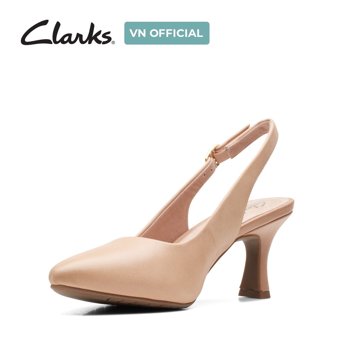 Giày Cao Gót 7cm Da Nữ Clarks - Kataleyna Step
