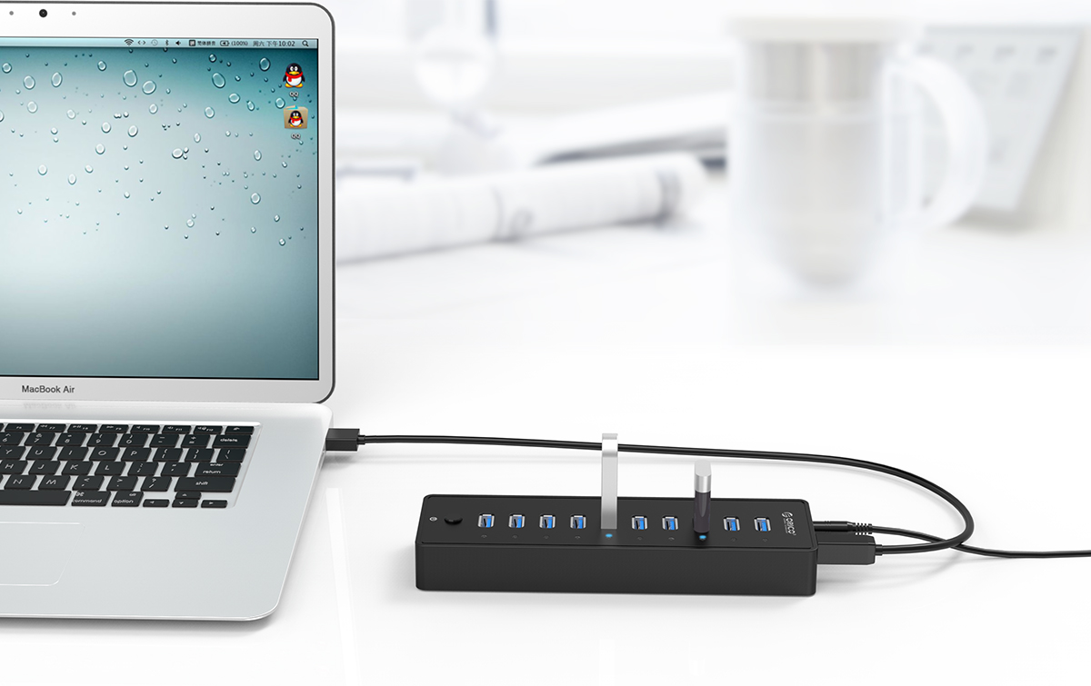 Bộ chia 10 cổng USB 3.0 Orico P10-U3-V1