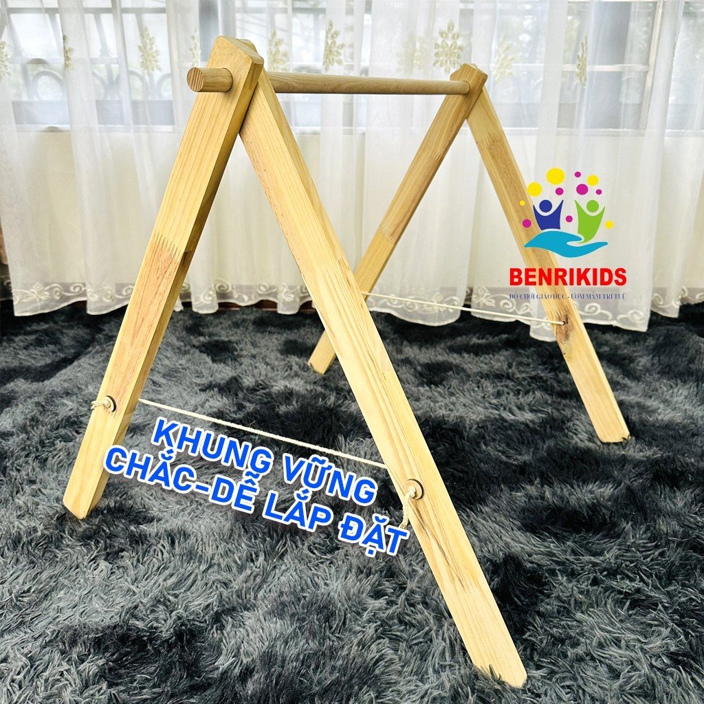 Shelf letter a wood, hanging cradle mount crib attachment dice bracelets round, dice semicircle has music Ru baby sleeping, full set gift only crib for baby, goods Vietnam, toys newborn safety