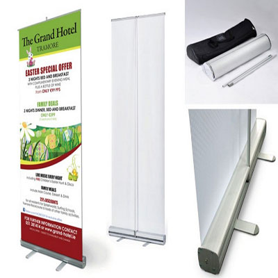 Chân Standee Cuốn Nhôm - 80x200cm