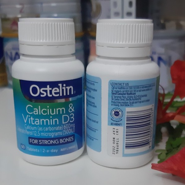 CANXI VITAMIN D3 OSTENLIN ÚC (date 2022)