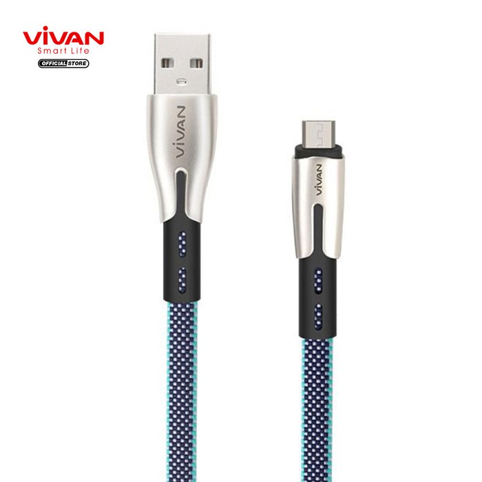Cáp Sạc Nhanh Lightning/Type-C/Micro VIVAN BTK-L/BTK-M/BTK-C 1m cho iOS/Android