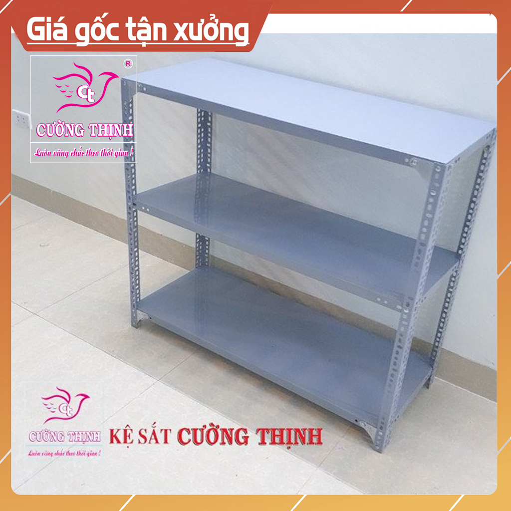 KỆ SẮT ĐA NĂNG MINI 3 TẦNG C100 x D80 x R40