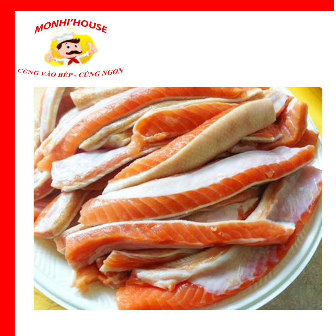 1Kg Lườn cá hồi đóng khay/ 500g_ SHip hỏa tốc HCM