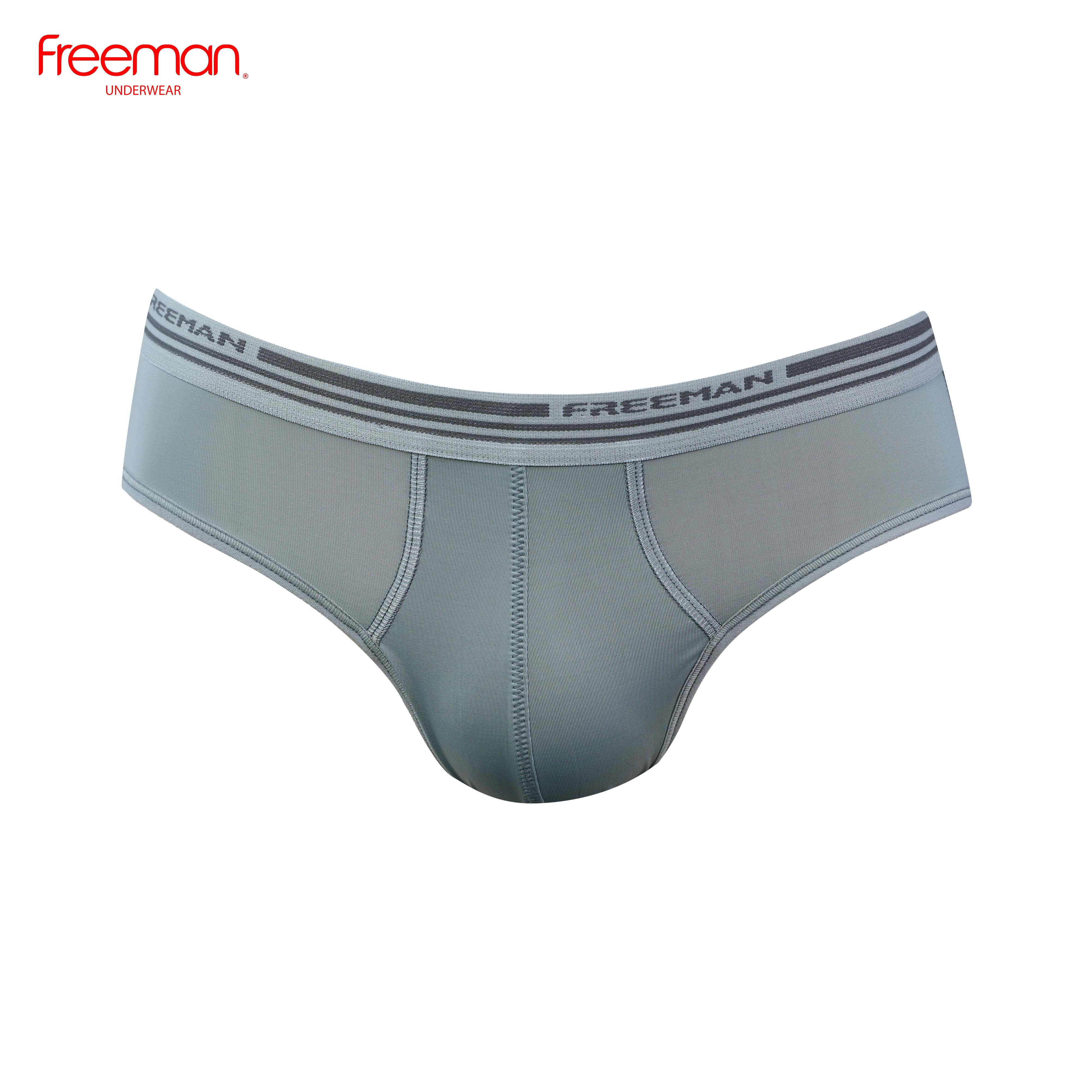 [XANH TÍM] Quần lót nam thun lạnh Freeman [Combo 5] - BO756