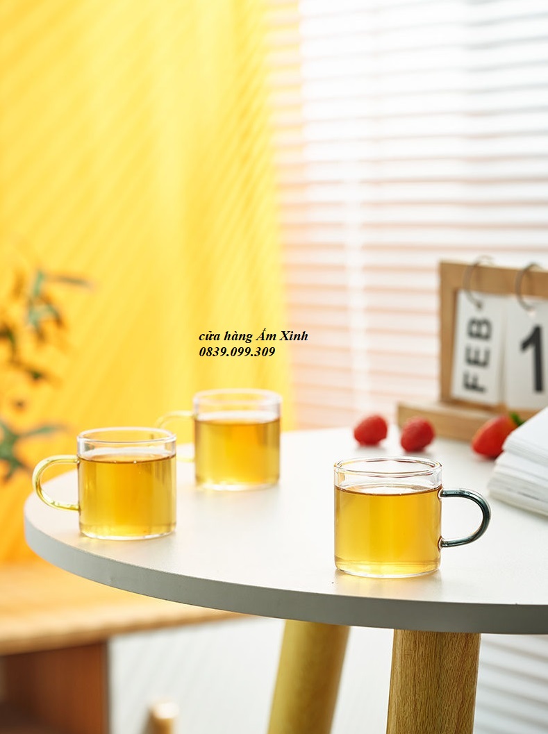 Chén Thủy Tinh Uống Trà dung tích 80ml