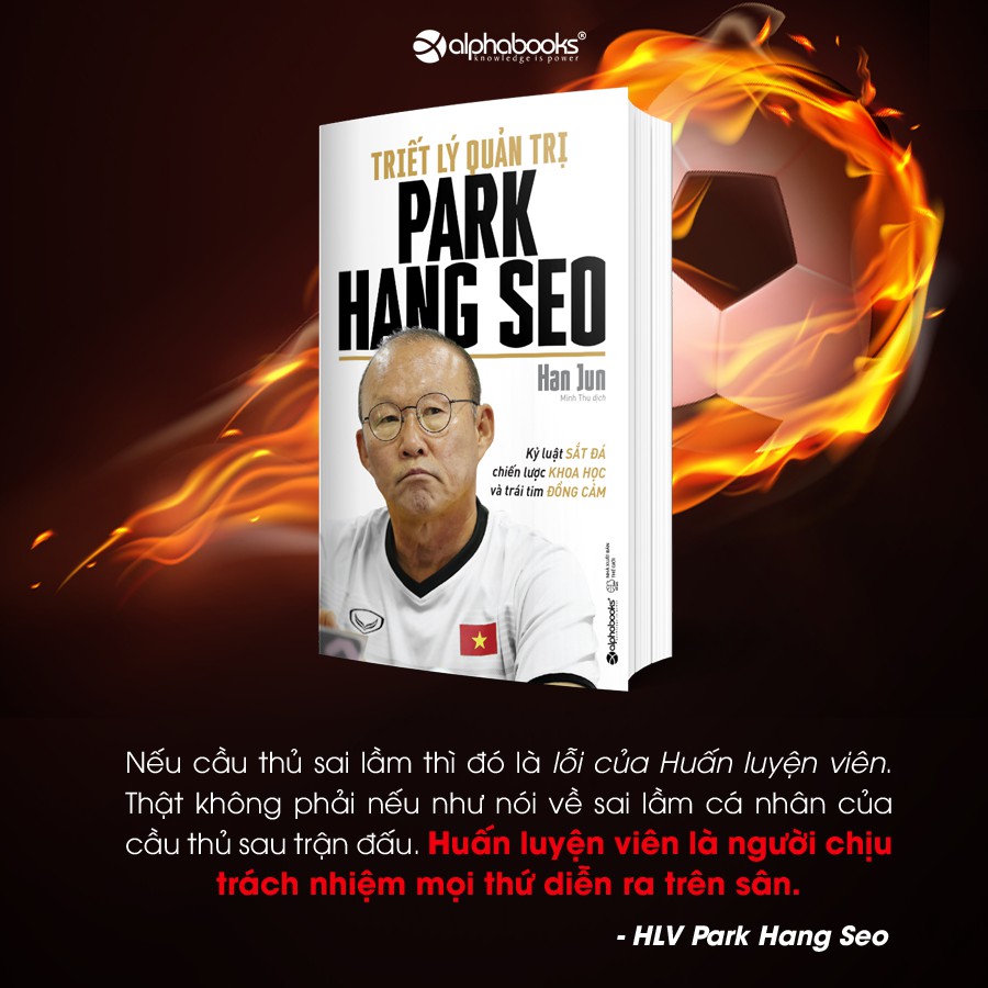 Sách - Triết lý lãnh đạo Park Hang Seo [AlphaBooks]