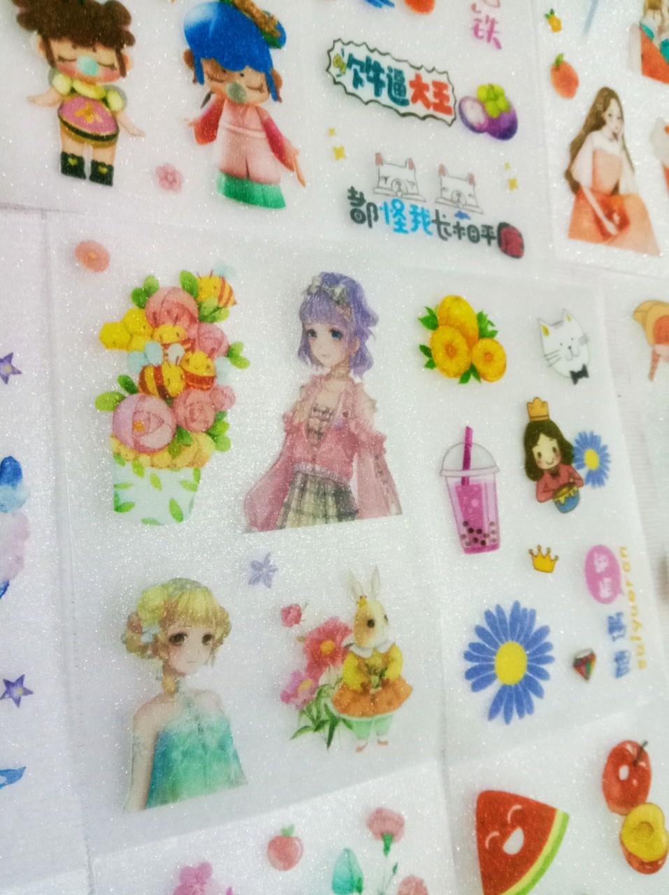 Sticker 3D họa tiết trang trí