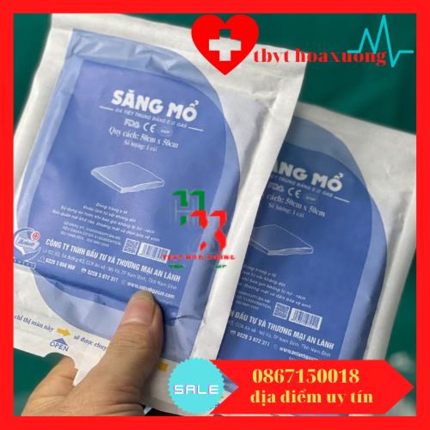 [Bán lẻ từng chiếc] sǎng mổ y tế sử dụng một lần trong phẫu thuật