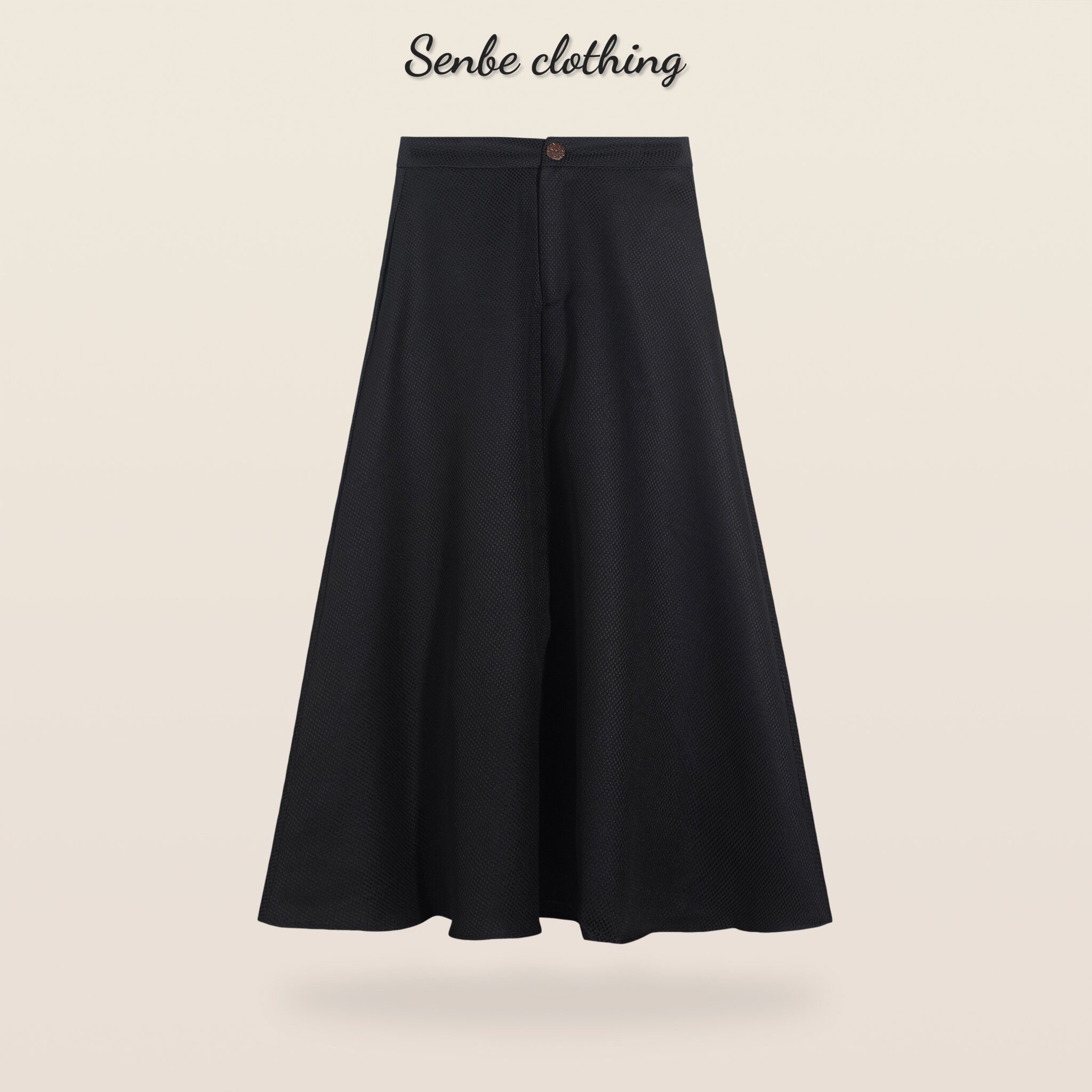 Chân Váy Xoè Basic - Đen [CV018 - Senbe Clothing]