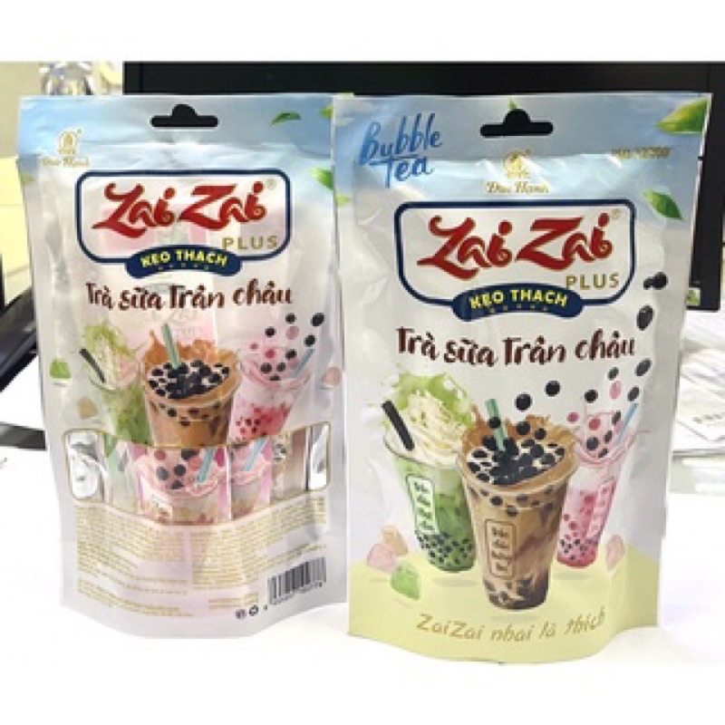 Túi 320g kẹo thạch zai zai trà sữa Đức Hạnh