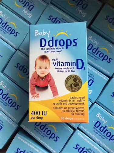 Baby Drops Vitamin D3 Cho Trẻ Sơ Sinh (90 Giọt Của Mỹ)