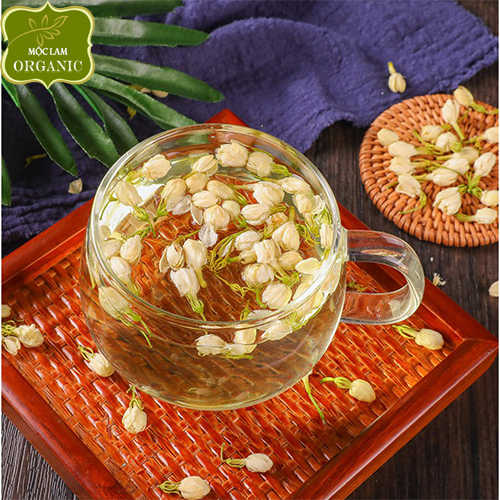 Trà hoa nhài nụ trắng, thơm đẹp (Hộp 100g - 150g)