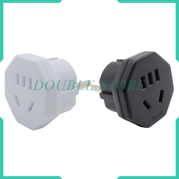 Phích cắm chuyển đổi 3 chân chéo , sang 2 chân tròn chuẩn vn - siêu chịu tải yd_512