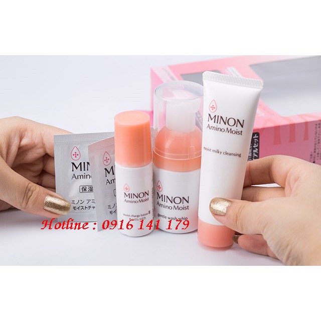 [HCM]Set Mini Minon Amino Moist Dưỡng Da