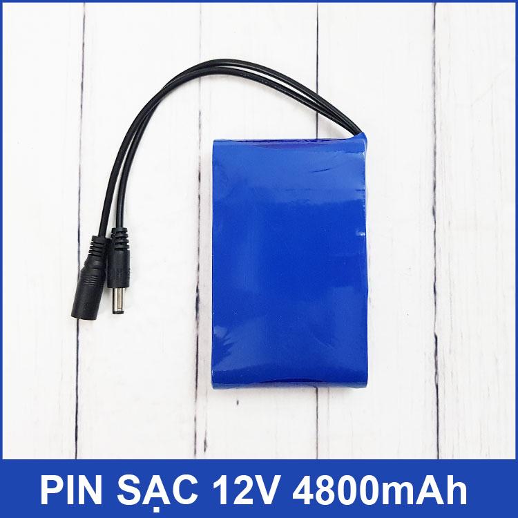 [HCM]Pin sạc 12V 4800mAh MAXPOWER kèm sạc