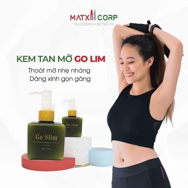 Kem tan mỡ bụng Go slim (tặng kèm nịt bụng)