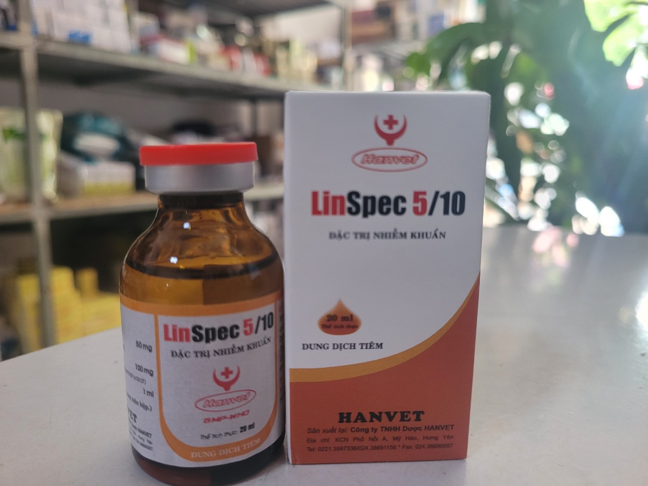 Linspec 5/10 - 20ml, dùng trong thú y