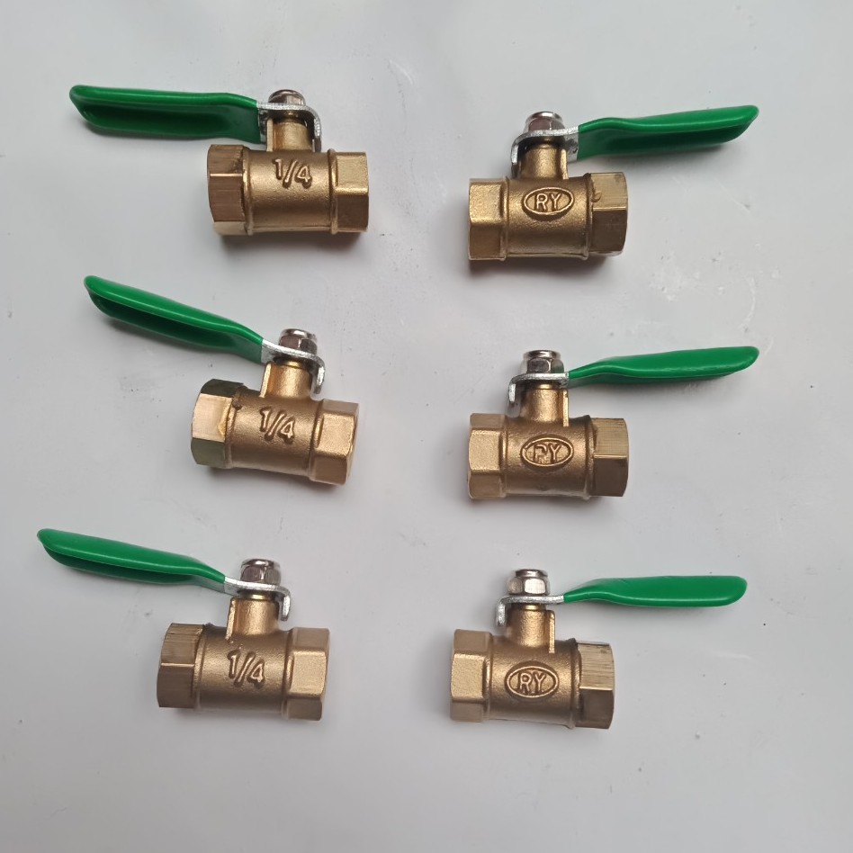Van khóa đồng thau 1/4inch (loại ren trong 13mm)