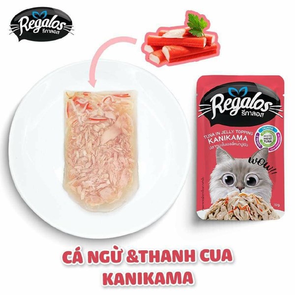 Pate mèo Regalos gói 70g(Thái Lan)