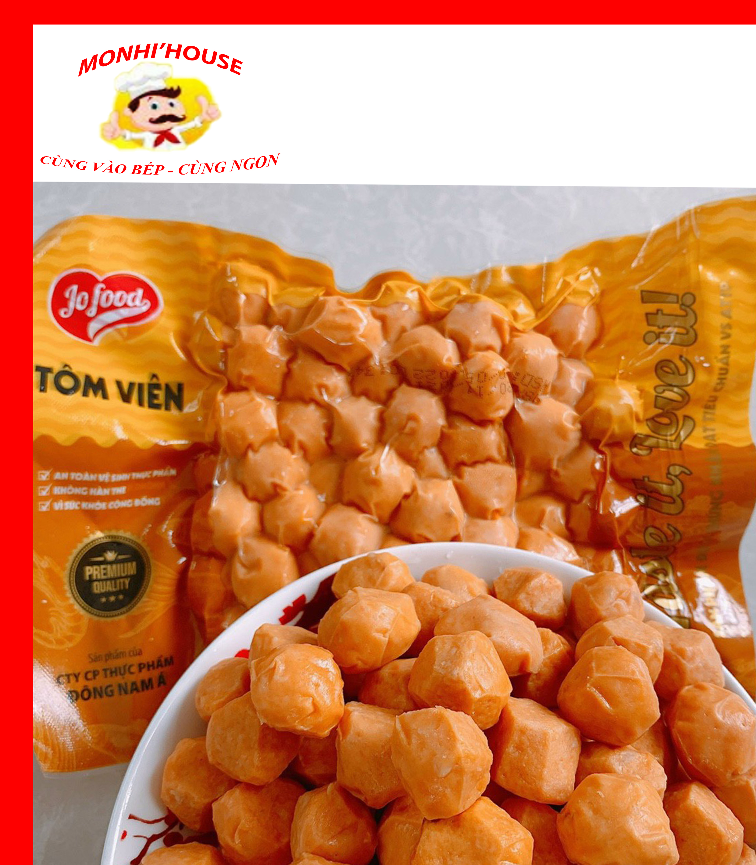 100g Tôm viên thơm ngon(chiết lẻ)