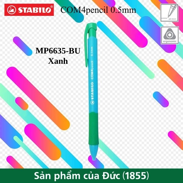 Bút chì bấm STABILO COM4pencil 0.5/0.7mm
